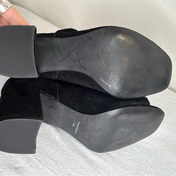 Matisse Black Suede Heeled Boots - Picture 9 of 9